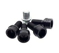 GIONAR 4Pcs Locking Wheel Nuts Set with Remover for Audi A4 A6 VW Bora Golf Jetta Sagitar Magotan Beetle Passat, M14x1.5MM, Replacement Wheel Bolts Car Accessories 8D0601139F
