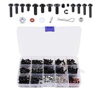 GIONAR 500 Piece Universal RC Screw Set for RC Cars Trucks Crawler, M3 M4 Allen Screws Nuts Shell Buckles, Includes Magnetic Screw Tray for Easy, RC Repair Tool Kit