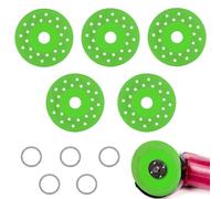 GIONAR 5PCS Rock Slab Grinding Disc, Ultra Thin Rock Slab & Tile Cutting Disc, Polishing Cutting Blade for Angle Grinder, Granite, Marble, Glass, Ceramics