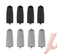 GIONAR 8PCS Pedicure Rollers Replacement, Compatible with JML NuYou Pedi, Coarse & Fine Foot File Refills, Electric Foot File Replacement Heads for Dead Skin & Callus Removal