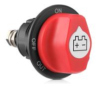 GIONAR Battery Isolator Switch 12-32V, 100A Power Cut-Off Switch, On-Off Battery Disconnect Switch for Marine, Boat, RV, ATV, Car, UTV, Vehicle(On-Off-Out)