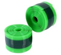 GIONAR Bike Tire Liner, Bike Inner Tube Protector, Anti-puncture Protection Compatible with 12" 16" 18" 20" 24" 26" 27.5" 29", 2 Pcs (Dark Green)
