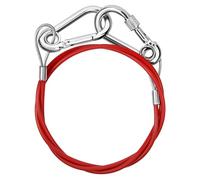 GIONAR Breakaway Cable with Threaded Hook, Quick Fit Caravan Trailer Safety Cable for Breakaway Brake & Handbrake with 2 Carabiners