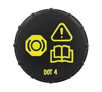 GIONAR Car Brake Fluid Bottle Cap, Brake Fluid Reservoir Cover, Replacement Cap for Ford Focus MK2 MK3 MK7 MK8, Mondeo, Cmax, Smax, Compatible with 3M512162AB 2S612162AA BV612162AB 6M512162AA DG804355
