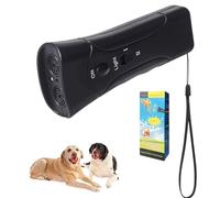 GIONAR Petgentle Ultrasonic Dog Trainer, Ultrasonic Pet Dog Behaviour Corrector, Sonic Bark Deterrents with 3 Modes and LED Light, Safe Portable Multifunctional, For All Dog Breeds (1 Pcs)