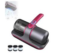 GIONAR Puresleepy Vacuum, Pure Sleepy Bed Vacuum, Bed Vacuum Cleaner Mattress Vacuum, Handheld Deep Mattress Vacuum Cleaner, Bed Cordless Vacuum Cleaner for Bedding, Sofas, Carpets (Red)