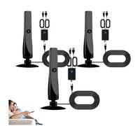 GIONAR Wavemax Tv Antenna Signal Booster, Wavemax Satellite Antenna, Tv Antenna Suction Cup, Amplified Hd Digital Tv Antenna, Local Tv Antenna for Smart Tv Indoor, Clear Tv Antenna As Seen on Tv (3)