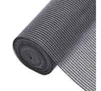 GIOPACO X-Large Shelf Liners, 40cm x 600cm Washable Drawer and Shelf Liners Non-Slip Non-Adhesive for Kitchen Cabinet Drawer Liners Mat,Waterproof Refrigerator Mat/Pad/Liners for Shelves (Dark Grey)