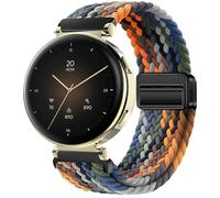 GIOPUEY 18mm Magnetic Strap Compatible with Hama Smartwatch 7000, Flexible Nylon Braided Strap Replacement [Unisex] - Colourful