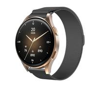 GIOPUEY 18mm Magnetic Strap Compatible with Hama Smartwatch 8900 1,32, Braided Stainless Steel Strap Replacement [Wear-resistant] - black