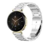 GIOPUEY 18mm Strap Compatible with Hama Smartwatch 7000, stainless steel Watch Strap Replacement [Wear-resistant] [light] - silver