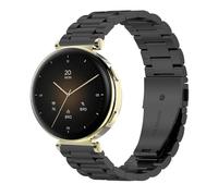 GIOPUEY 18mm Strap Compatible with Hama Smartwatch 7000, stainless steel Watch Strap Replacement [Wear-resistant] [light] - black