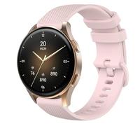GIOPUEY 18mm Strap Compatible with Hama Smartwatch 8900 1,32, Soft silicone Watch Strap Replacement [Wear-resistant] [breathable] - Pink