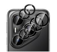 GIOPUEY 2 Pack Camera Lens Protector Compatible with Huawei Pura 80,[Full Protection][Double protection] Metal + Tempered Glass, Camera Protector - black