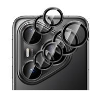 GIOPUEY 2 Pack Camera Lens Protector Compatible with Huawei Pura 80 Pro Plus,[Full Protection][Double protection] Metal + Tempered Glass, Camera Protector - black
