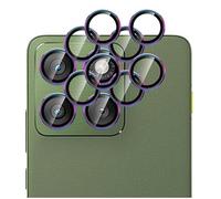 GIOPUEY 2 Pack Camera Lens Protector Compatible with Motorola Edge 70 Ultra,[Full Protection][Double protection] Metal + Tempered Glass, Camera Protector - Colorful