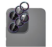 GIOPUEY 2 Pack Camera Lens Protector Compatible with OPPO Reno14 F,[Full Protection][Double protection] Metal + Tempered Glass, Camera Protector - Colorful