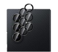 GIOPUEY 2 Pack Camera Lens Protector Compatible with Samsung Galaxy Z TriFold,[Full Protection][Double protection] Metal + Tempered Glass, Camera Protector - black