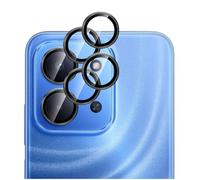 GIOPUEY 2 Pack Camera Lens Protector Compatible with Xiaomi Redmi 15C,[Full Protection][Double protection] Metal + Tempered Glass, Camera Protector - black