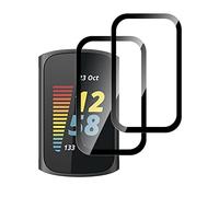 GIOPUEY [2 Pack Screen Protector for Fitbit Charge 5, [ Full Coverage] Composite material Screen Protective Film, [Anti-Bubble] [Wear-resistant] - Transparent