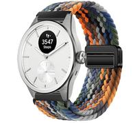GIOPUEY 20mm Magnetic Strap Compatible with Withings ScanWatch 2 42mm/Nova 42mm, Flexible Nylon Braided Strap Replacement [Unisex] - Colourful