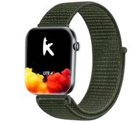 GIOPUEY 20mm Nylon Strap Compatible with Knauermann Lite 4/Knauermann Neo 2 Band, Flexible Braided Sport Loop Strap Replacement, Breathable Nylon, Men Women - Green