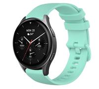 GIOPUEY 20mm Strap Compatible with Hama Smartwatch 8900 1,43, Soft silicone Watch Strap Replacement [Wear-resistant] [breathable] - Green