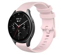 GIOPUEY 20mm Strap Compatible with Hama Smartwatch 8900 1,43, Soft silicone Watch Strap Replacement [Wear-resistant] [breathable] - Pink