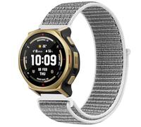 GIOPUEY 22mm 20mm Nylon Strap Compatible with Amazfit T-Rex 3 Pro 48mm/T-Rex 3 Pro 44mm, Flexible Braided Sport Loop Strap Replacement, Breathable Nylon, Men Women - Grey