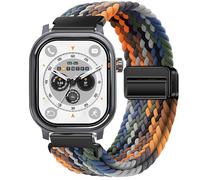 GIOPUEY 22mm Magnetic Strap Compatible with Kospet PULSE, Flexible Nylon Braided Strap Replacement [Unisex] - Colourful