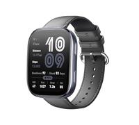 GIOPUEY 22mm Strap Compatible with Amazfit Bip 6/Bip 5/5 Unity/Balance/Balance 2/Cheetah Round/Cheetah Pro/GTR 4/3/3 Pro, Genuine leather Watch Strap Replacement [Wear-resistant] [breathable] - Grey