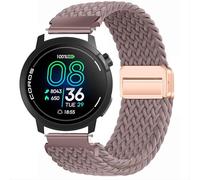 GIOPUEY 22mm Strap Compatible with COROS Pace Pro/Pace 3/APEX Pro/2 Pro/46MM, Flexible Nylon Braided Strap, Strap Replacement [Unisex] - Purple
