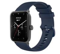 GIOPUEY 22mm Strap Compatible with -Hama Smartwatch 6010, Soft silicone Watch Strap Replacement [Wear-resistant] [breathable] - Dark Blue
