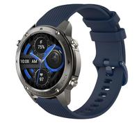 GIOPUEY 22mm Strap Compatible with Knauermann GPS 4 RUND/4Ultra/4Mini/4ECKIG, Soft silicone Watch Strap Replacement [Wear-resistant] [breathable] - Dark Blue