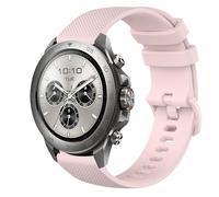 GIOPUEY 22mm Strap Compatible with Mibro Watch GS Explorer/Explorer S, Soft silicone Watch Strap Replacement [Wear-resistant] [breathable] - Pink