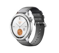 GIOPUEY 22mm Strap Compatible with Xiaomi Watch S4/S3/S2/S1 Active/Watch 2/2 Pro, Genuine leather Watch Strap Replacement [Wear-resistant] [breathable] - Grey