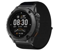 GIOPUEY 24mm Strap Compatible with COROS NOMAD, Flexible Nylon Braided Strap Replacement [Unisex] - Black