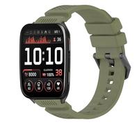 GIOPUEY 24mm Strap Compatible with Garmin Venu X1, Soft silicone Watch Strap Replacement [Wear-resistant] [breathable] - Green