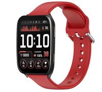 GIOPUEY 24mm Strap for Garmin Venu X1, Soft silicone Sports Outdoor Watch Strap Replacement - Red