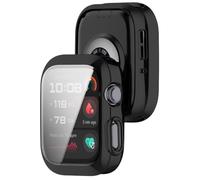 GIOPUEY 2Pcs Case for Huawei Watch D3 Cover Soft TPU | All Around Ultra-thin Scratches Resistant Cover, Transparent Screen Protector, Soft TPU, Black