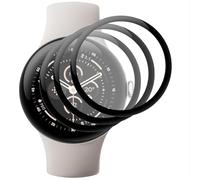 GIOPUEY 3 Pack Screen Protector for Google Pixel Watch 3 45mm, [Full Coverage] Composite material Screen Protective Film, [Anti-Bubble] [Wear-resistant] - Transparent