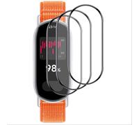 GIOPUEY 3 Pack Screen Protector for Xiaomi Mi Smart Band 9, [Full Coverage] Composite material Screen Protective Film, [Anti-Bubble] [Wear-resistant] - Transparent