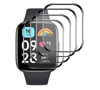 GIOPUEY 3 Pack Screen Protector for Xiaomi Redmi Watch 3 Active, [ Full Coverage] Composite material Screen Protective Film, [Anti-Bubble] [Wear-resistant] - Transparent