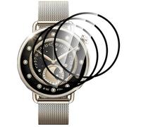 GIOPUEY 3 Pack Screen Protector for Xiaomi Watch S4 41mm, [Full Coverage] Composite material Screen Protective Film, [Anti-Bubble] [Wear-resistant] - Transparent