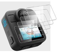 GIOPUEY [4 Pack Screen Protector Compatible with GoPro Max 2 (2025), High Transmittance Glass, Scratch Resistant, Case Friendly, OilProof, Tempered Glass