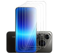 GIOPUEY [4 Pack Screen Protector Compatible with Huawei Pura 90, High Transmittance Glass, Scratch Resistant, Case Friendly, OilProof, Tempered Glass