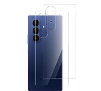 GIOPUEY Back Protector Compatible with Samsung Galaxy Z Fold 7, 2 Pack Tempered Glass Back Film, High Transparency, Scratch Resistant, Bon-Slip - transparent