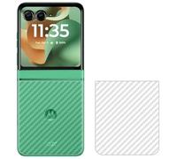 GIOPUEY Back Protector Flim Compatible with Motorola Razr 60, [4 Pack] 0.1mm Ultra Slim Soft Back Film Back Protector [Anti Fingerprint] [Non Slip]