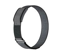 GIOPUEY Bicep Strap Compatible with Amazfit Helio Strap, ankle/arm band Soft Nylon Adjustable Bicep [Unisex] - Black/Grey