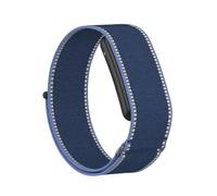 GIOPUEY Bicep Strap Compatible with Garmin CIRQA Smart Band, ankle/arm band Soft Nylon Adjustable Bicep [Unisex] - A-Blue/Gray